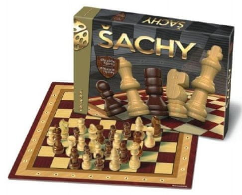 Levně Bonaparte Šachy dřevěné společenská hra