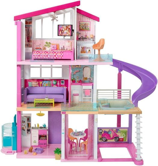 Mattel Barbie Dům snů se skluzavkou