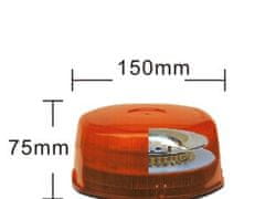 VAPOL CZ Maják oranžový 48x LED upevnění na magnet
