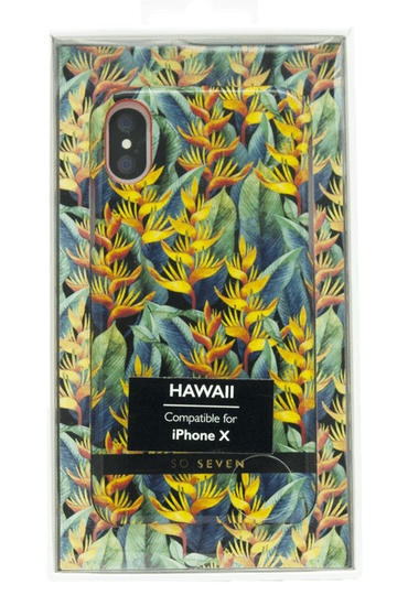 SO SEVEN Hawai Case Tropical Yellow Kryt pro iPhone X/XS SSBKC0020