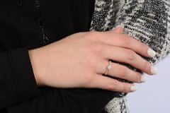 Brilio Nádherný prsten s krystaly 229 001 00753 07 (Obvod 55 mm)