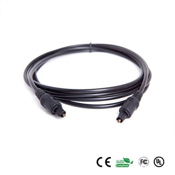 PremiumCord Kabel Toslink M/M, OD: 4mm, 3m