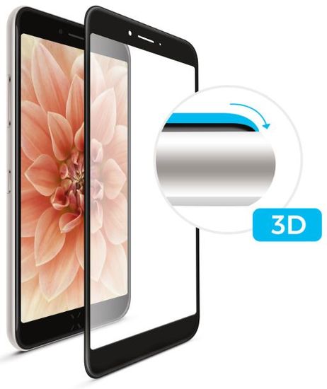 FIXED Ochranné tvrzené sklo 3D Full-Cover Samsung Galaxy A6+, černé FIXG3D-317-BK - použité