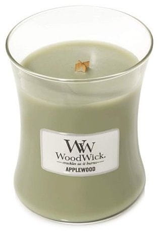 Woodwick Vonná svíčka Jabloňové dřevo 275 g