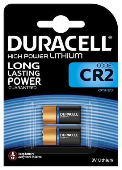 Duracell Lithiová baterie CR2 3V, balení po 2 ks (CR15H270) 10PP060002