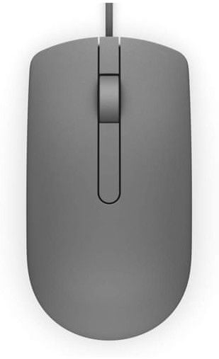 DELL MS116 optická myš, drátová, šedá (570-AAIT) - zánovní