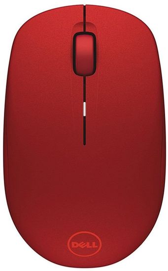 DELL WM126 optická bezdrátová myš, červená (570-AAQE)