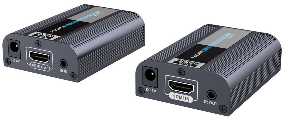 Levně PremiumCord 4K×2K@60 Hz HDMI 2.0 extender na 60 m přes jeden kabel Cat6/6a/7 khext60-3