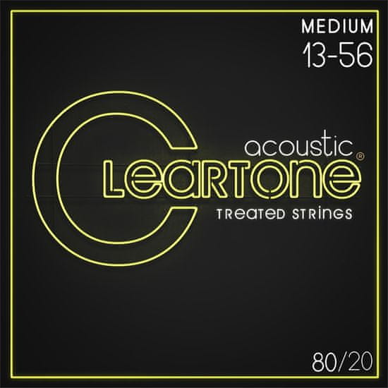Cleartone 80/20 Bronze 13-56 Medium Kovové struny pro akustickou kytaru