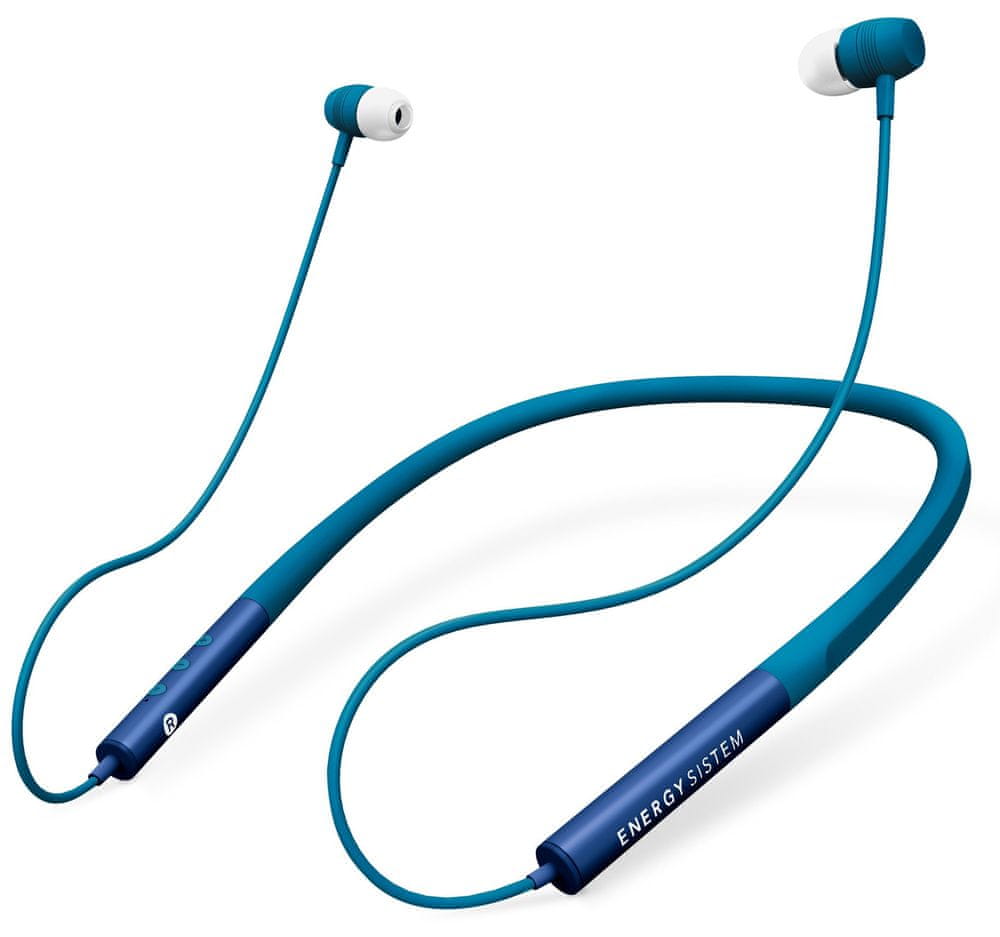 Energy Sistem Earphones Neckband 3 bezdrátová sluchátka, modrá