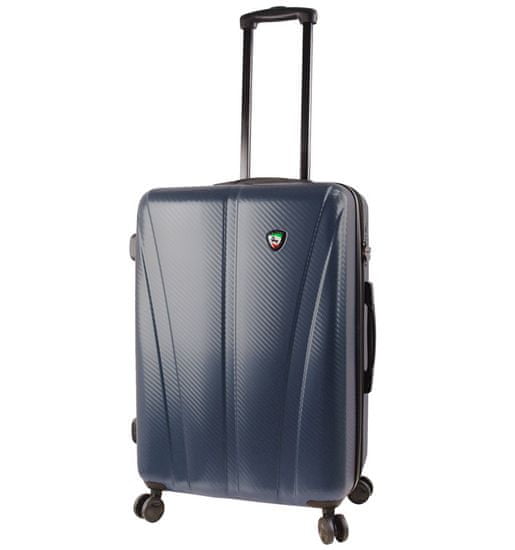 Mia Toro Cestovní kufr M1238/3-M modrá - rozbaleno