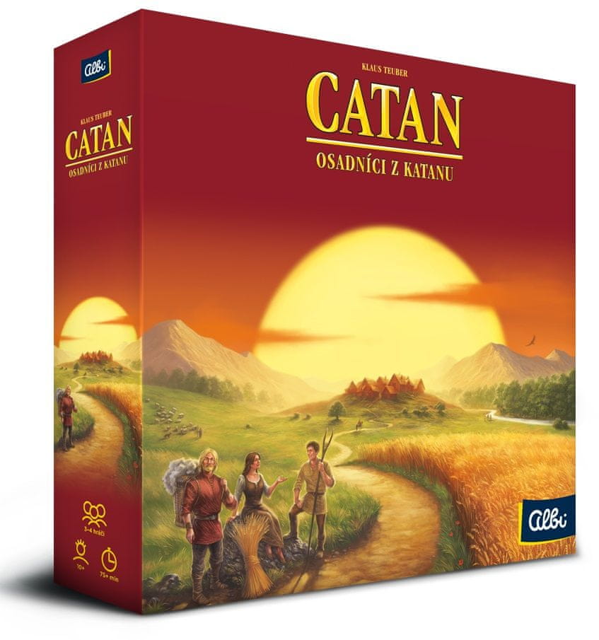 Albi Catan - Osadníci z Katanu (základní hra) - rozbaleno