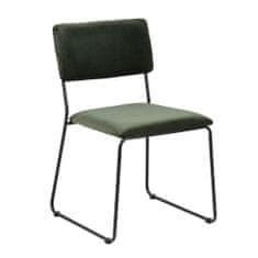 Design Scandinavia Jídelní židle Melodi (SET 2 ks), zelená
