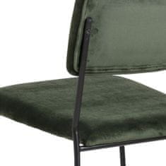 Design Scandinavia Jídelní židle Melodi (SET 2 ks), zelená