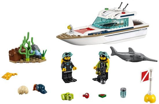 LEGO City Great Vehicles 60221 Potápěčská jachta
