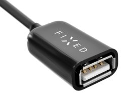 FIXED MicroUSB OTG adaptér pro mobilní telefony a tablety, USB 2.0, černý FIXA-MTOA-BK