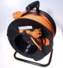 PremiumCord Prodlužovací kabel 230 V, 50 m buben, průřez vodiče 3×1,5 mm2 ppb-02-50, oranžový