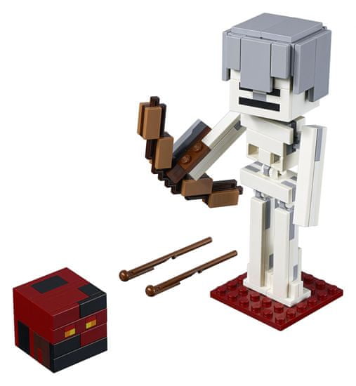 LEGO Minecraft 21150 Minecraft velká figurka: Kostlivec s pekelným slizem