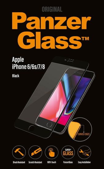 PanzerGlass Premium pro Apple iPhone 6/6s/7/8 černé (2614)