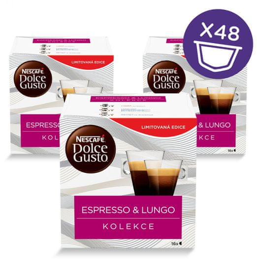 NESCAFÉ Dolce Gusto® kávové kapsle Black Mix Box 3balení