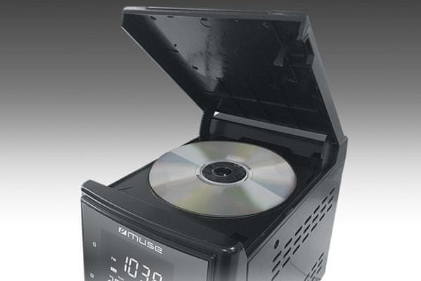 Mikrosystém Muse M-38 BT rádio fm digitální ladění usb port cd-r cd-rw přehrávač