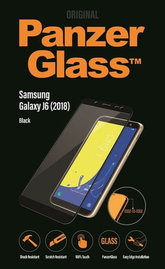 PanzerGlass Edge-to-Edge pro Samsung Galaxy J6 2018 černé (7158)
