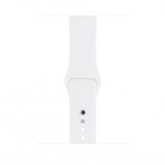 Apple Watch Series 3 GPS, 42mm Silver Aluminium Case with White Sport Band (MTF22CN/A)