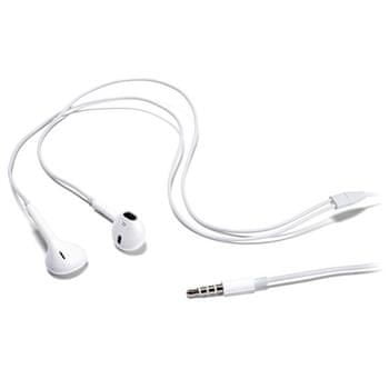 Apple MD827ZM iPhone 5 3 sluchátka s mikrofonem 5 mm Stereo HF White (Bulk) 10023