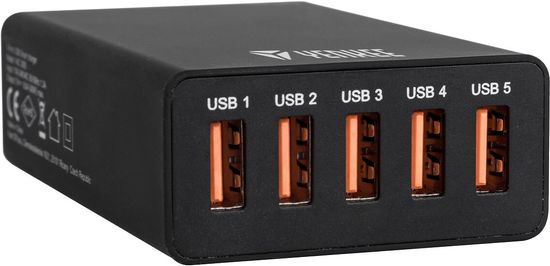 Yenkee YAC 3005BK USB nabiječka 5port 8 A 30015711