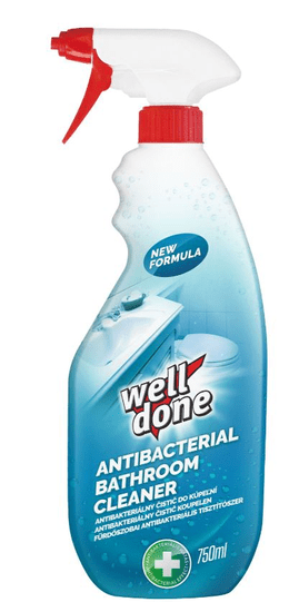 Well Done Antibakteriální sprej na koupelny 750 ml