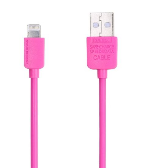 REMAX Datový kabel s Lightning konektorem pro iPhone 5/6 AA-1103, 1 m - růžový