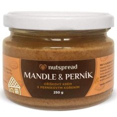 Nutspread 100% Mandlové máslo s perníkovým kořením 250g 