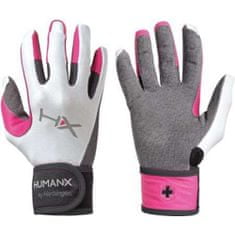 Harbinger Rukavice HX-X3 dámské, s omotávkou - gray-pink-white - velikost "M" 
