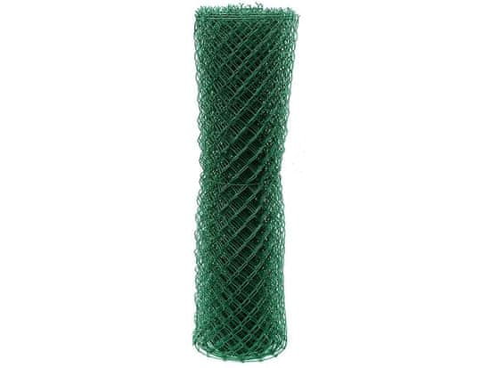 Čtyřhranné pletivo Zn+PVC (s ND) - výška 150 cm, zelená, 15 m