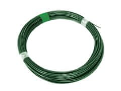 Napínací drát Zn+PVC - zelený, délka 26 m