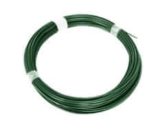 Napínací drát Zn+PVC - zelený, délka 52 m