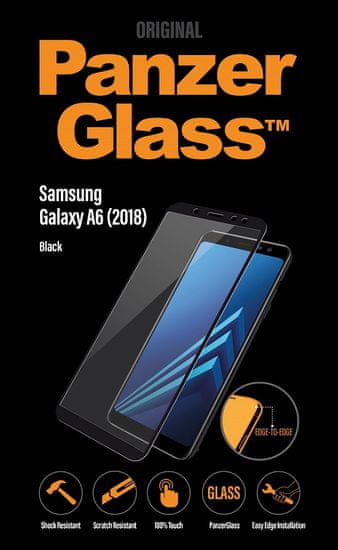PanzerGlass Edge-to-Edge pro Samsung Galaxy A6 černé (7149)