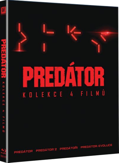 Komplet PREDÁTOR (4 disky): Predátor + Predátor 2 + Predátoři + Predátor: Evoluce - Blu-ray
