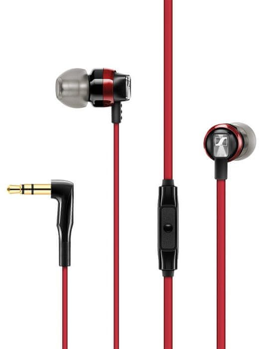 Sennheiser CX 300 S sluchátka s mikrofonem, červená
