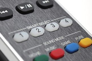 7.2kanálový av receiver marantz sr5013 smart select výběr funkcí tlačítka na zařízení i na ovladači