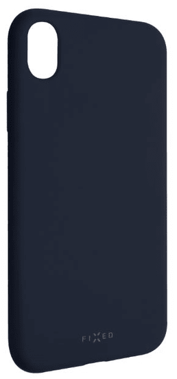 FIXED Zadní silikonový kryt Story pro Apple iPhone XR, modrý FIXST-334-BL