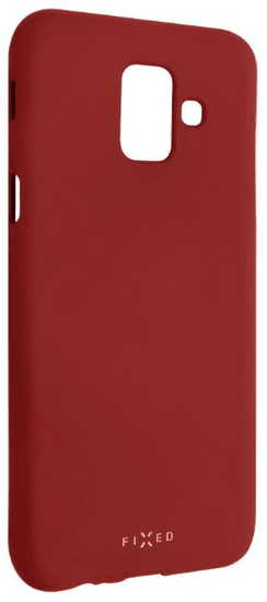 FIXED Zadní silikonový kryt Story pro Samsung Galaxy A6, červený FIXST-311-RD