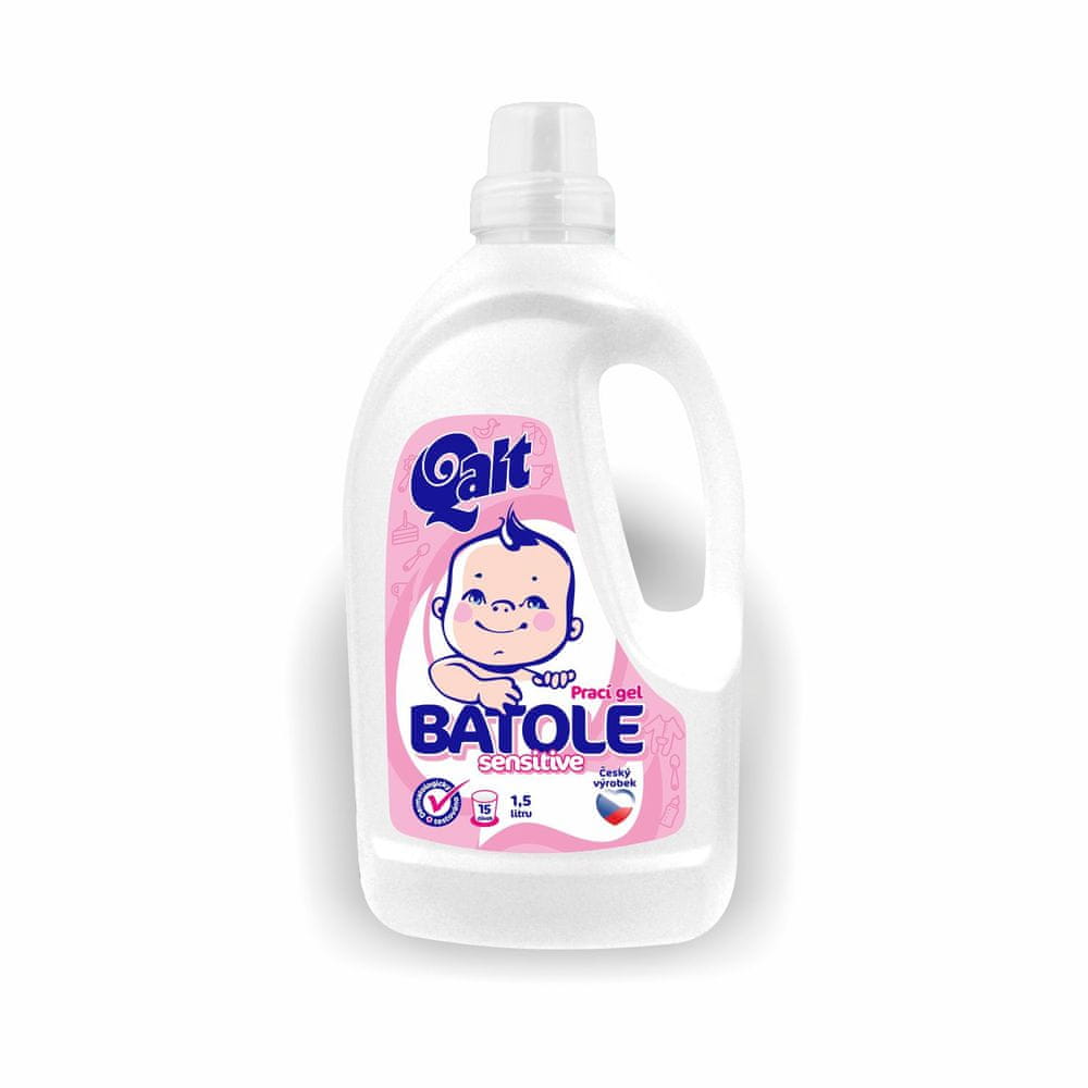 Levně Qalt Batole prací gel Sensitive 1,5 l (15 praní)