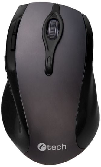 C-Tech bezdrátová myš, černá (WLM-11BK)
