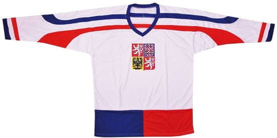 Sportteam Hokejový dres ČR 2, bílá, vel. M - použité