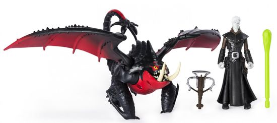 Spin Master Draci 3 drak a viking-červená a černá