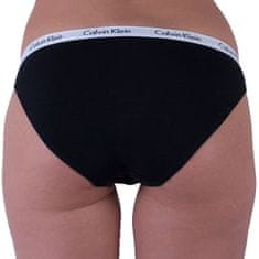 Calvin Klein 3 PACK - dámské kalhotky Bikini QD3588E-001 (Velikost XL)