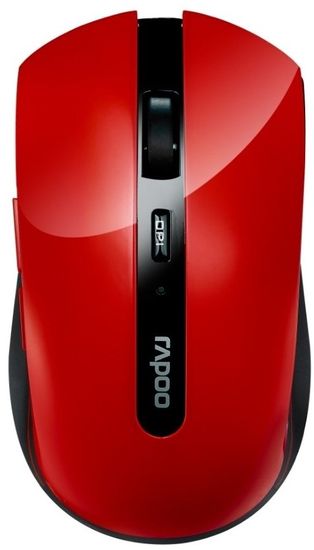 Rapoo 7200P, 5G bezdrátová optická myš červená - zánovní