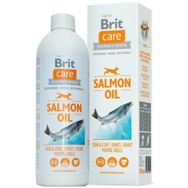 Brit Care lososový olej 500 ml EXPIRACE 17.12.2022
