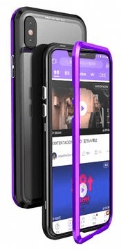 Luphie CASE Luphie Blade Magnet Hard Case Aluminium Black/Purple pro iPhone X 2441660